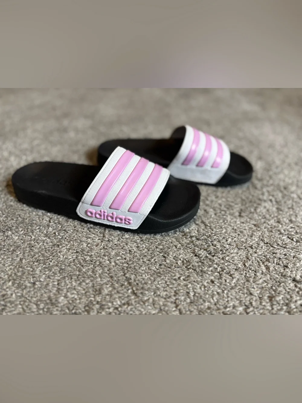 Girls Adidas slides